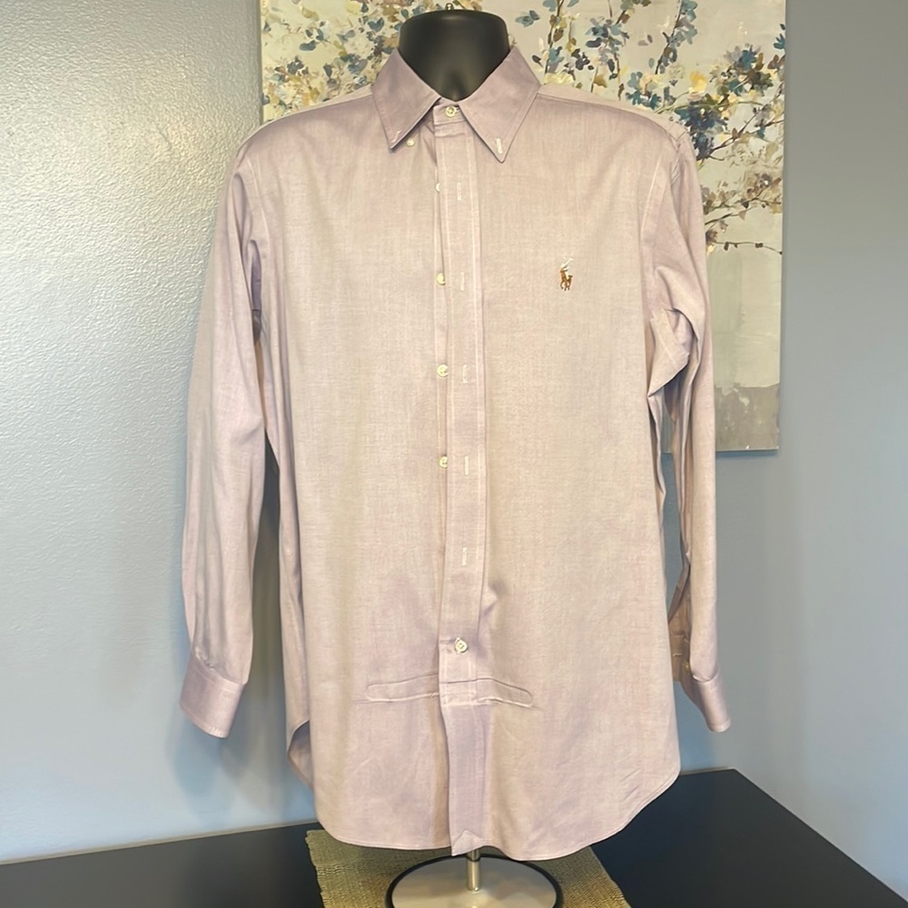 RL Classic Fit Men's Button-Down LS Neck (16") Sz 32/33